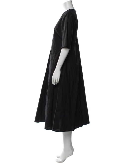 Ganni V-Neck Long Dress