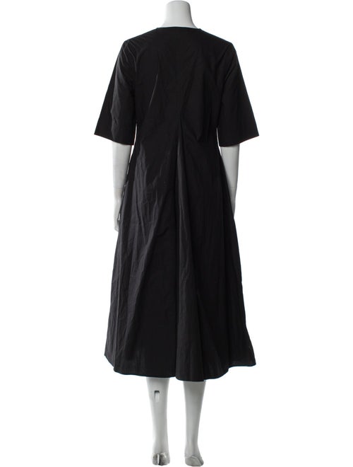 Ganni V-Neck Long Dress