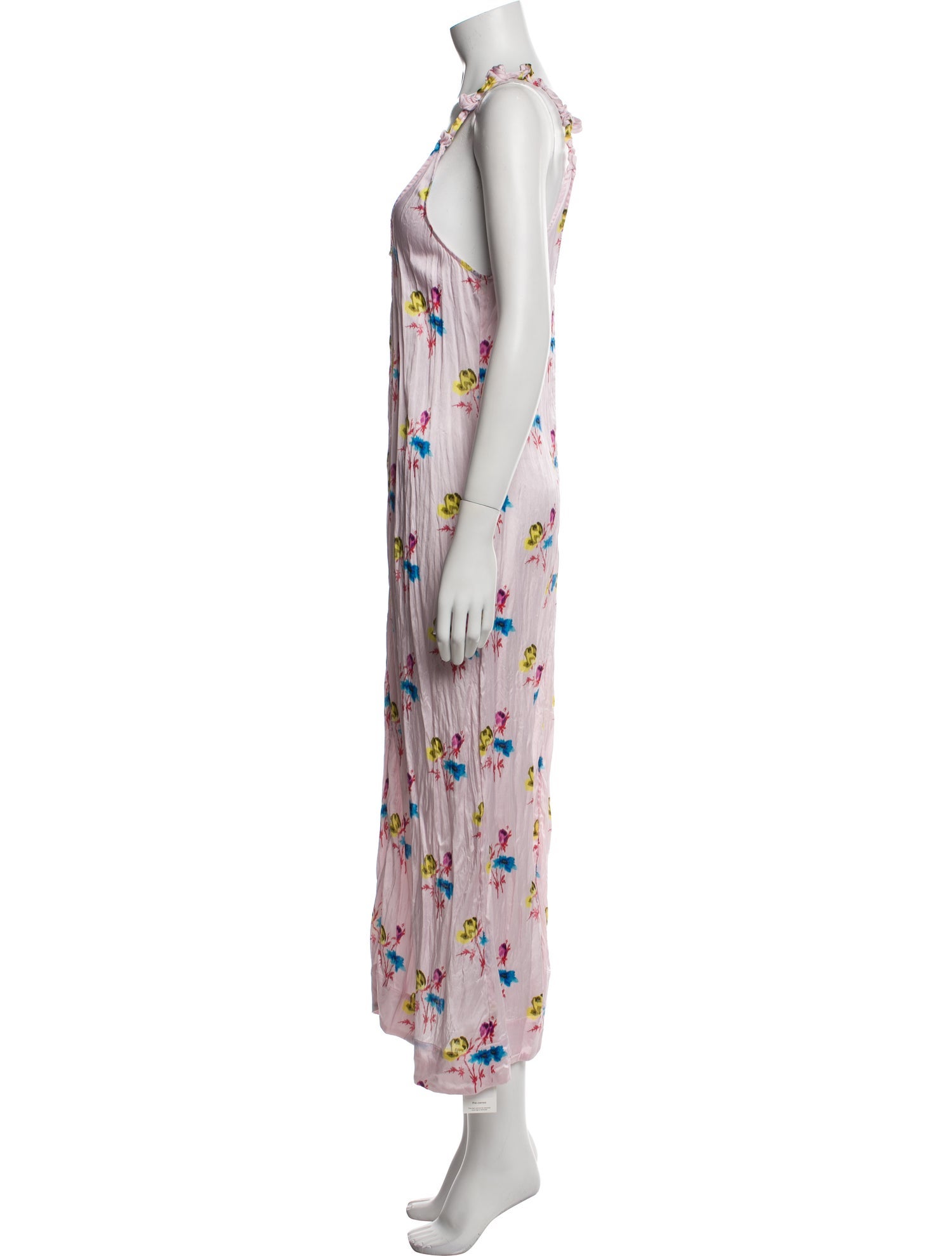 Ganni Silk Long Dress