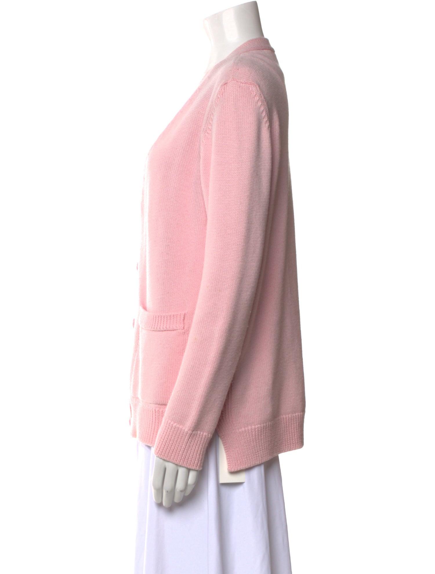 Ganni Merino Wool V-Neck Sweater