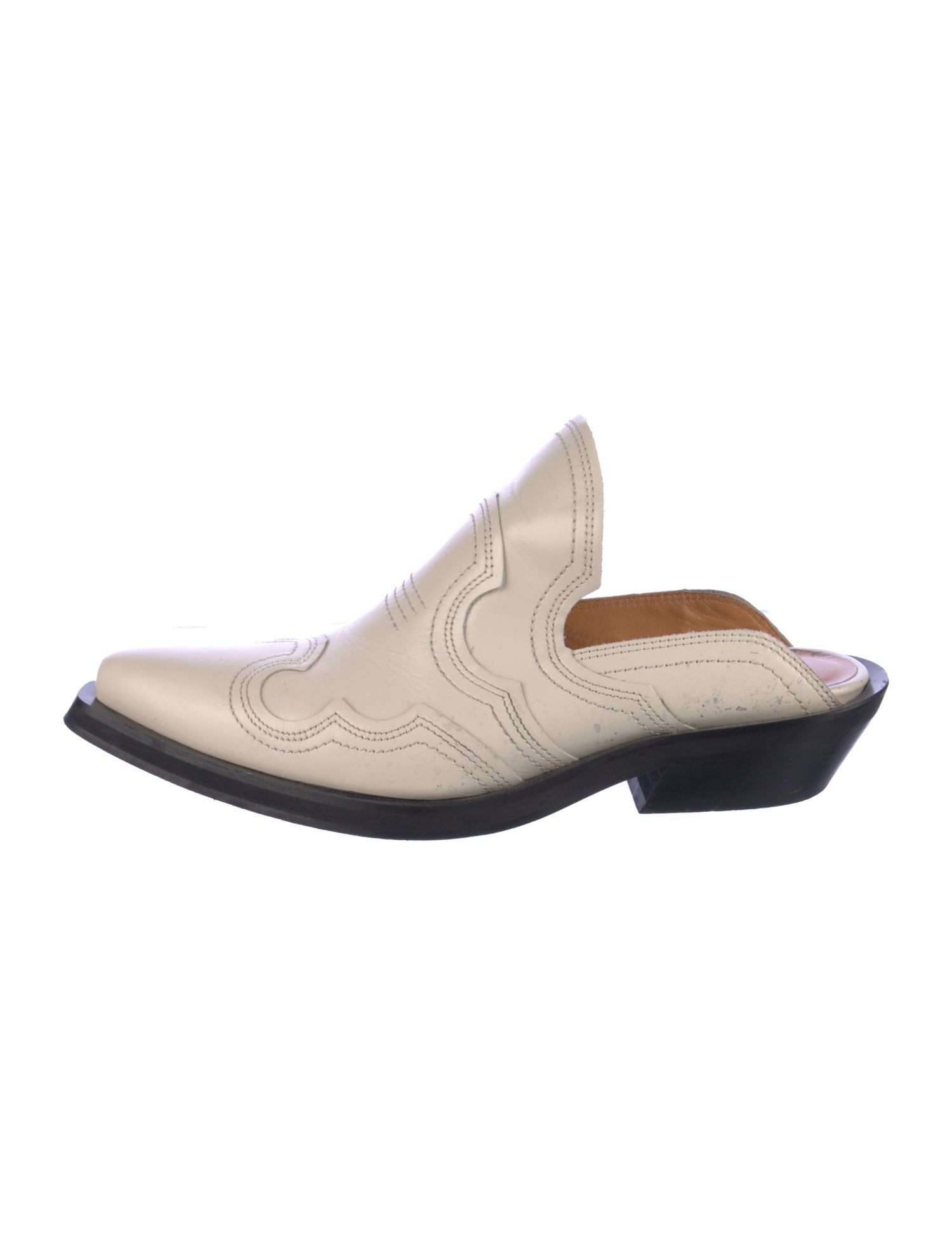 Ganni Leather Mules
