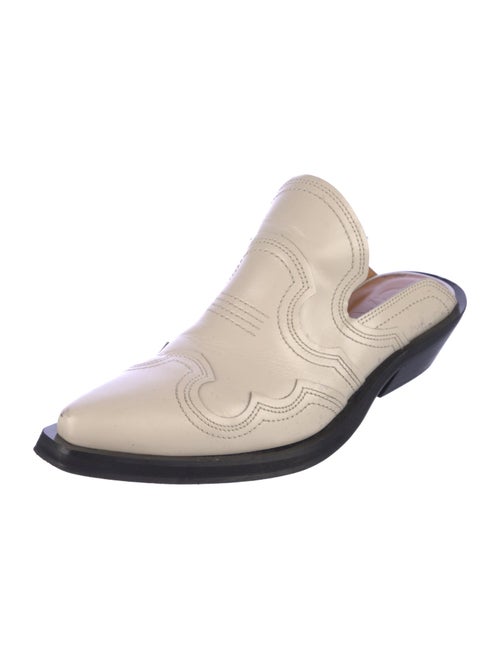 Ganni Leather Mules