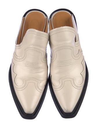 Ganni Leather Mules