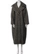 Ganni Wool Printed Coat