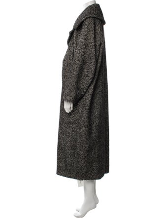 Ganni Wool Printed Coat