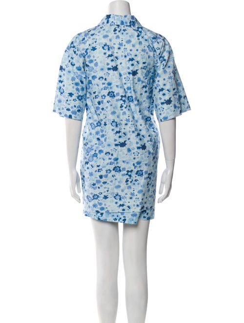 Ganni Floral Print Short Set