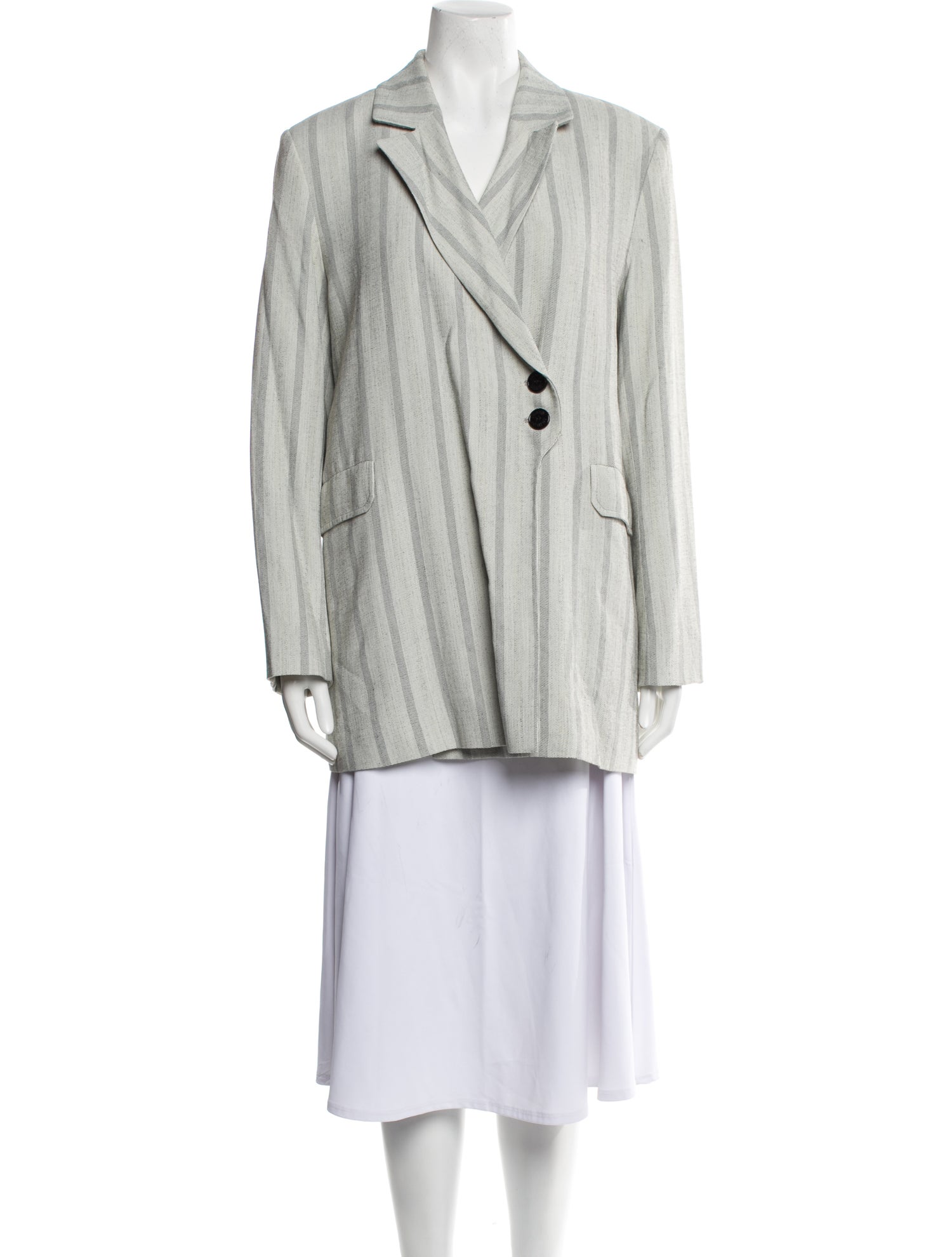 Ganni Striped Blazer