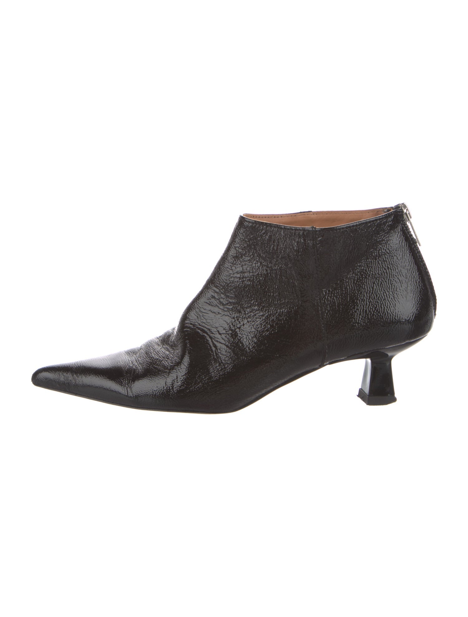 Ganni Patent Leather Boots