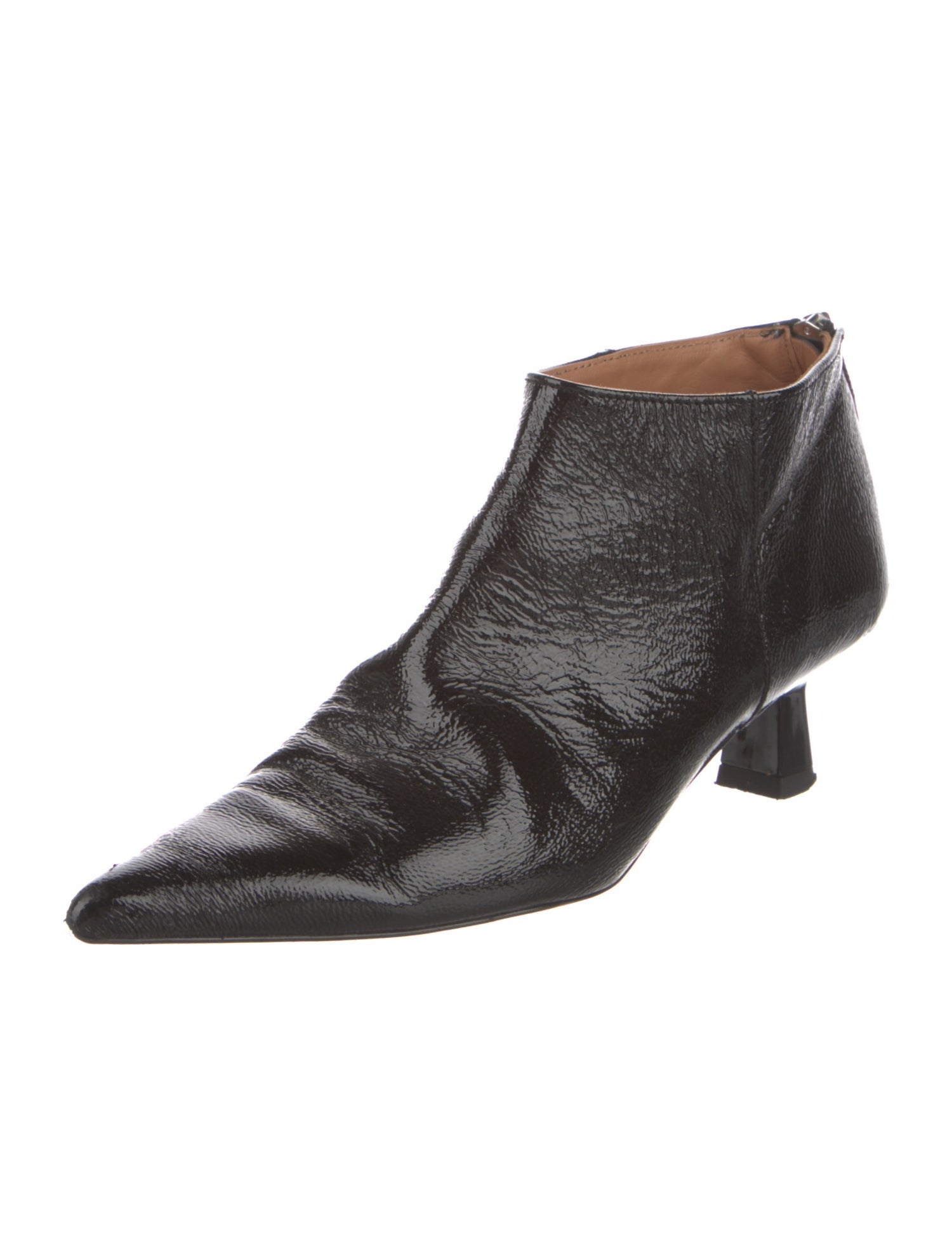 Ganni Patent Leather Boots
