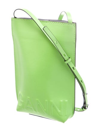 Ganni Leather Bucket Bag