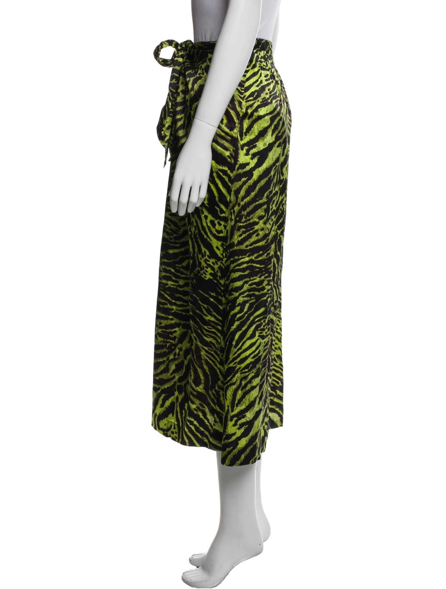 Ganni Silk Midi Length Skirt