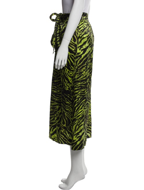 Ganni Silk Midi Length Skirt