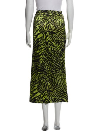 Ganni Silk Midi Length Skirt