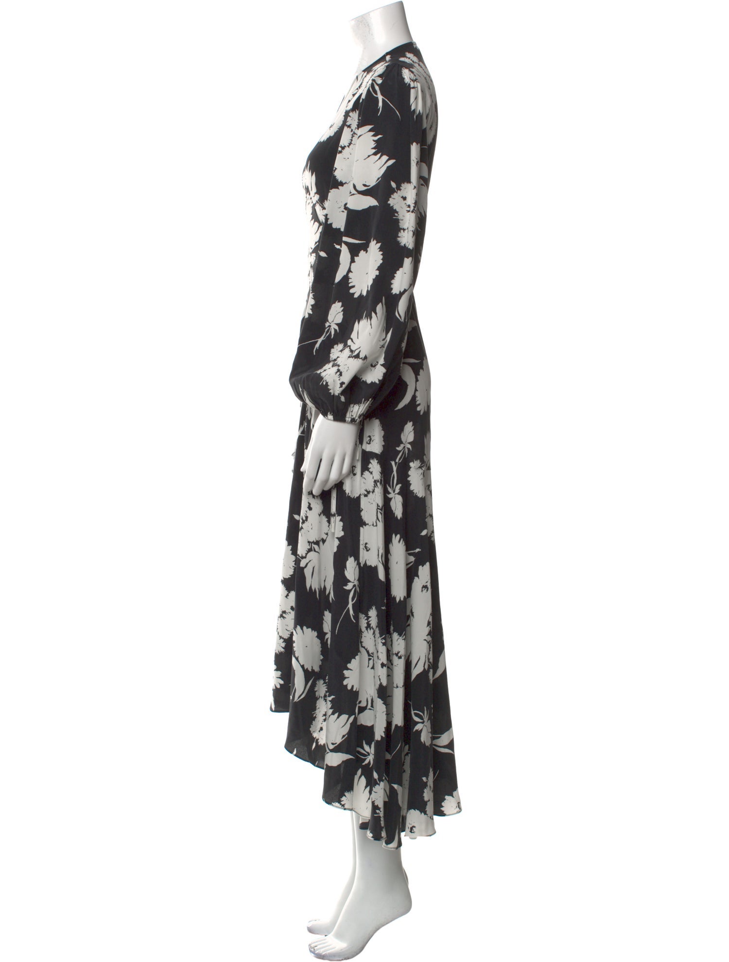 Ganni Silk Long Dress