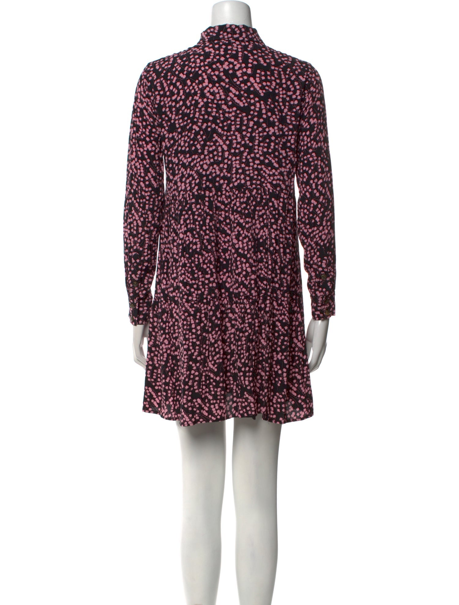 Ganni Floral Print Mini Dress