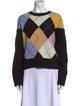 Ganni Wool Printed Sweater