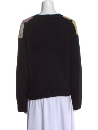 Ganni Wool Printed Sweater