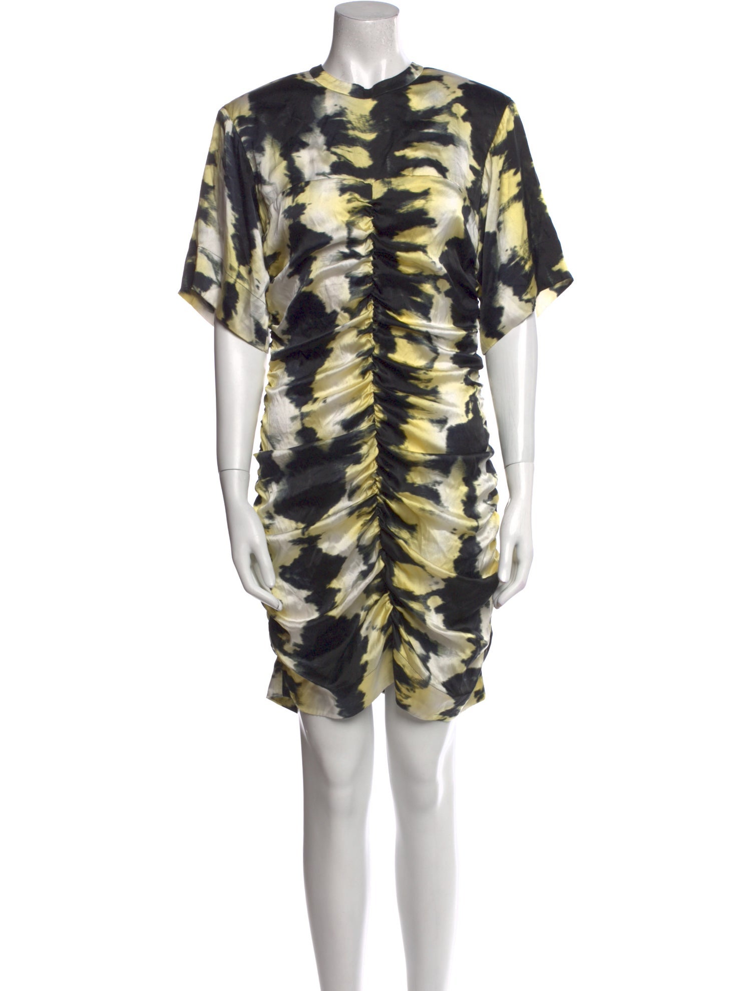 Ganni Silk Knee-Length Dress