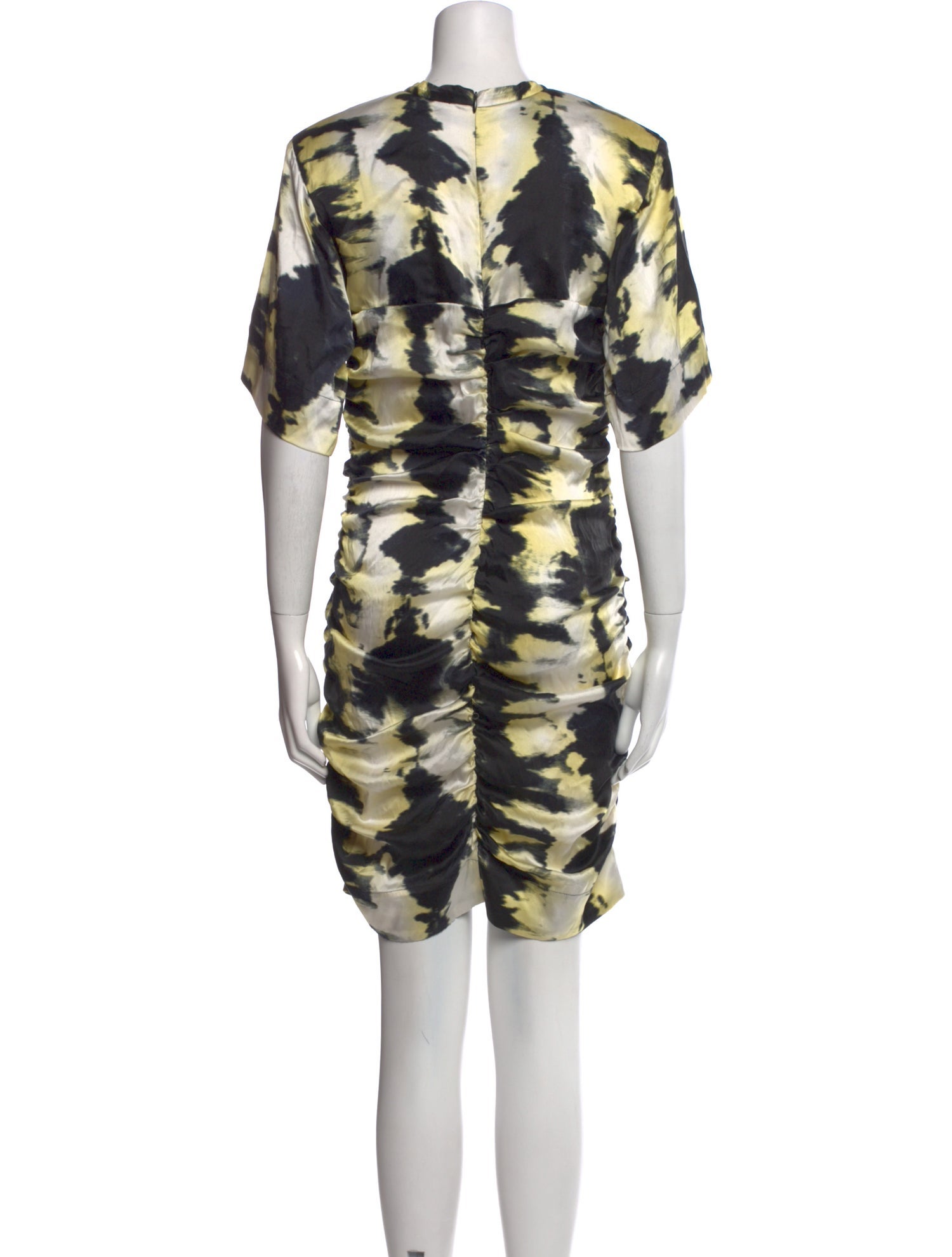 Ganni Silk Knee-Length Dress