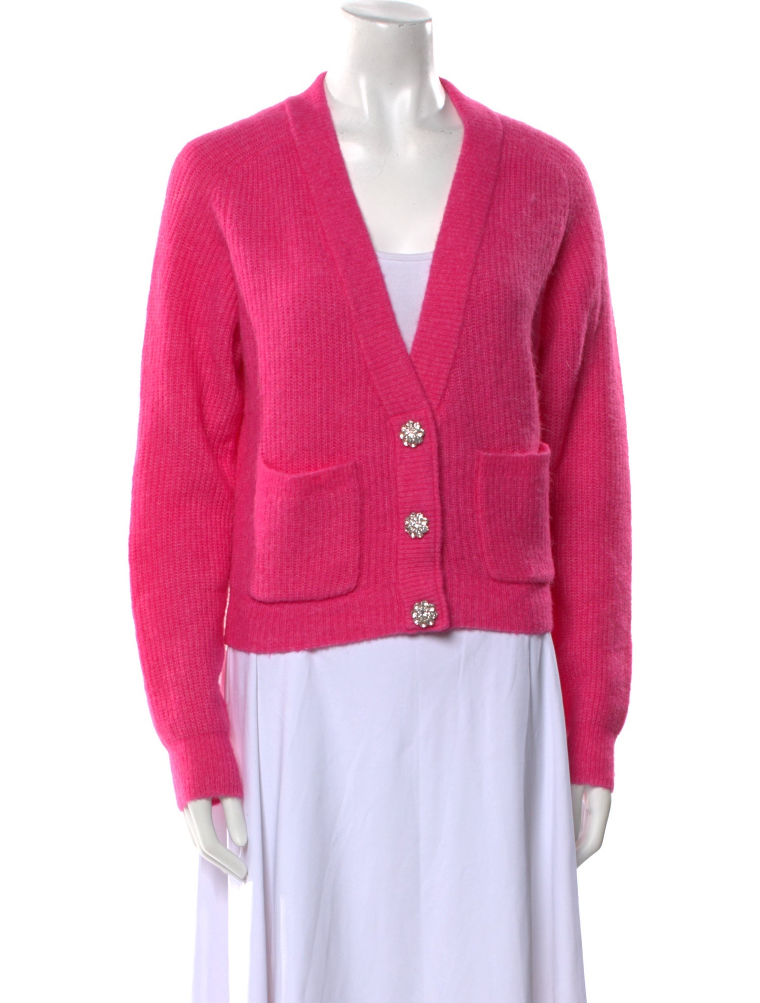 Ganni V-Neck Sweater