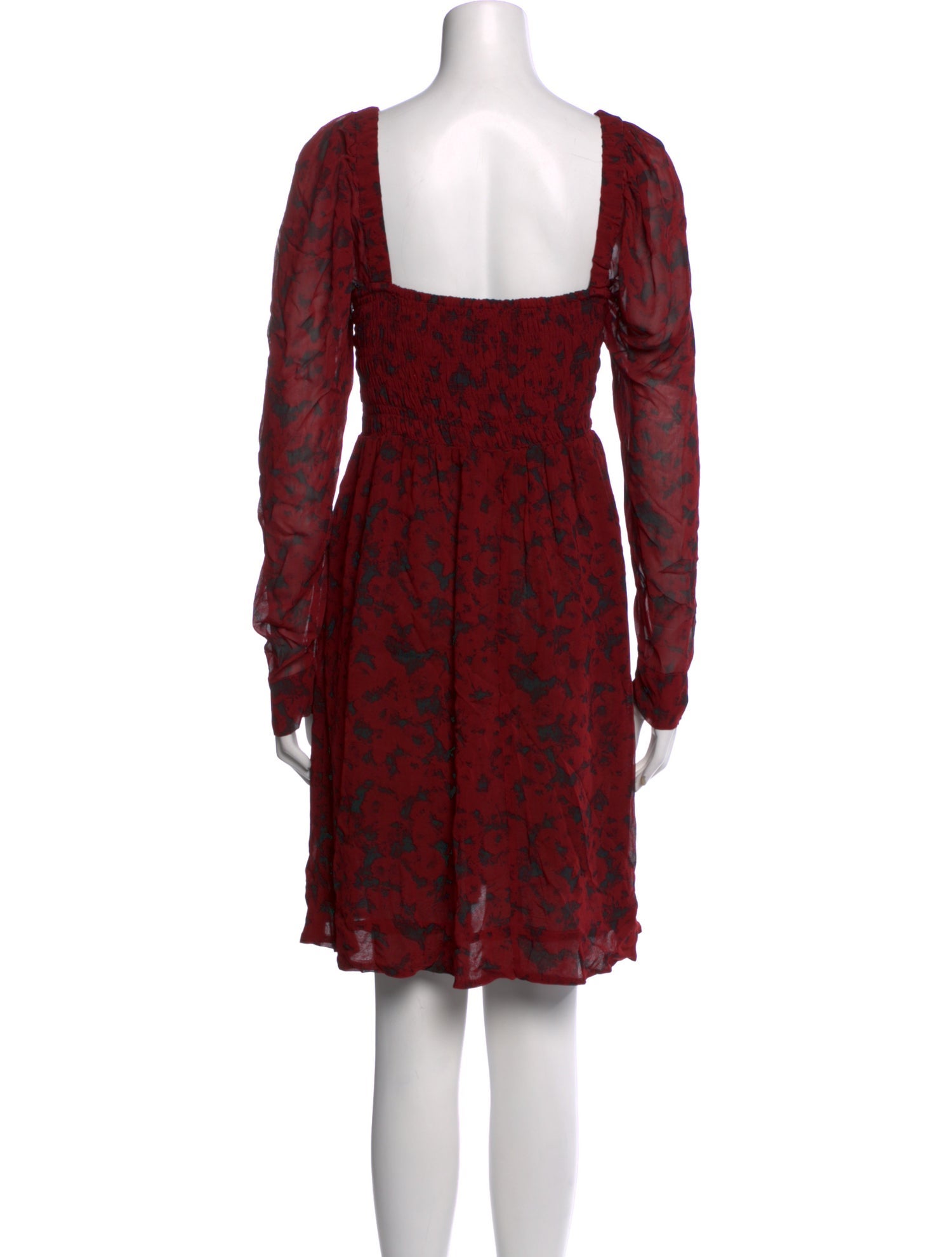 Ganni Printed Knee-Length Dress