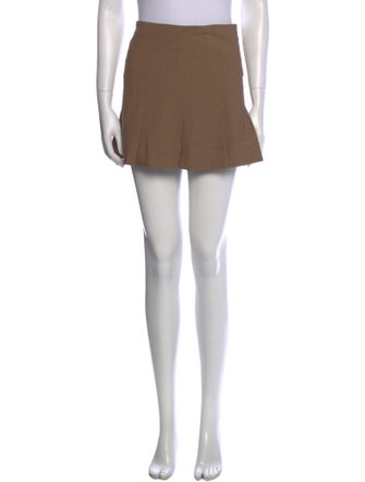 Ganni Embroidered Accent Mini Skirt