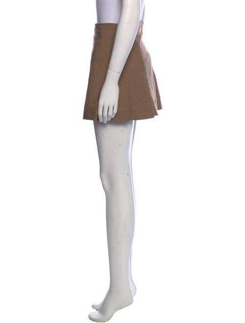 Ganni Embroidered Accent Mini Skirt