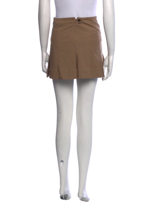 Ganni Embroidered Accent Mini Skirt