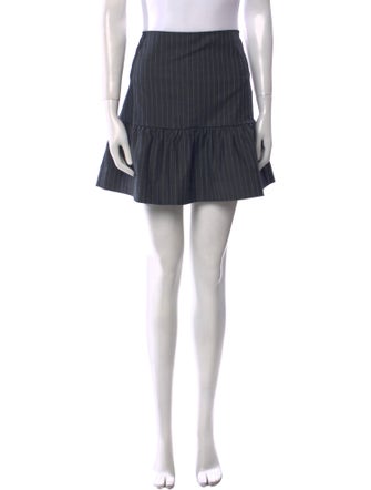 Ganni Ruffle Embellishment Mini Skirt