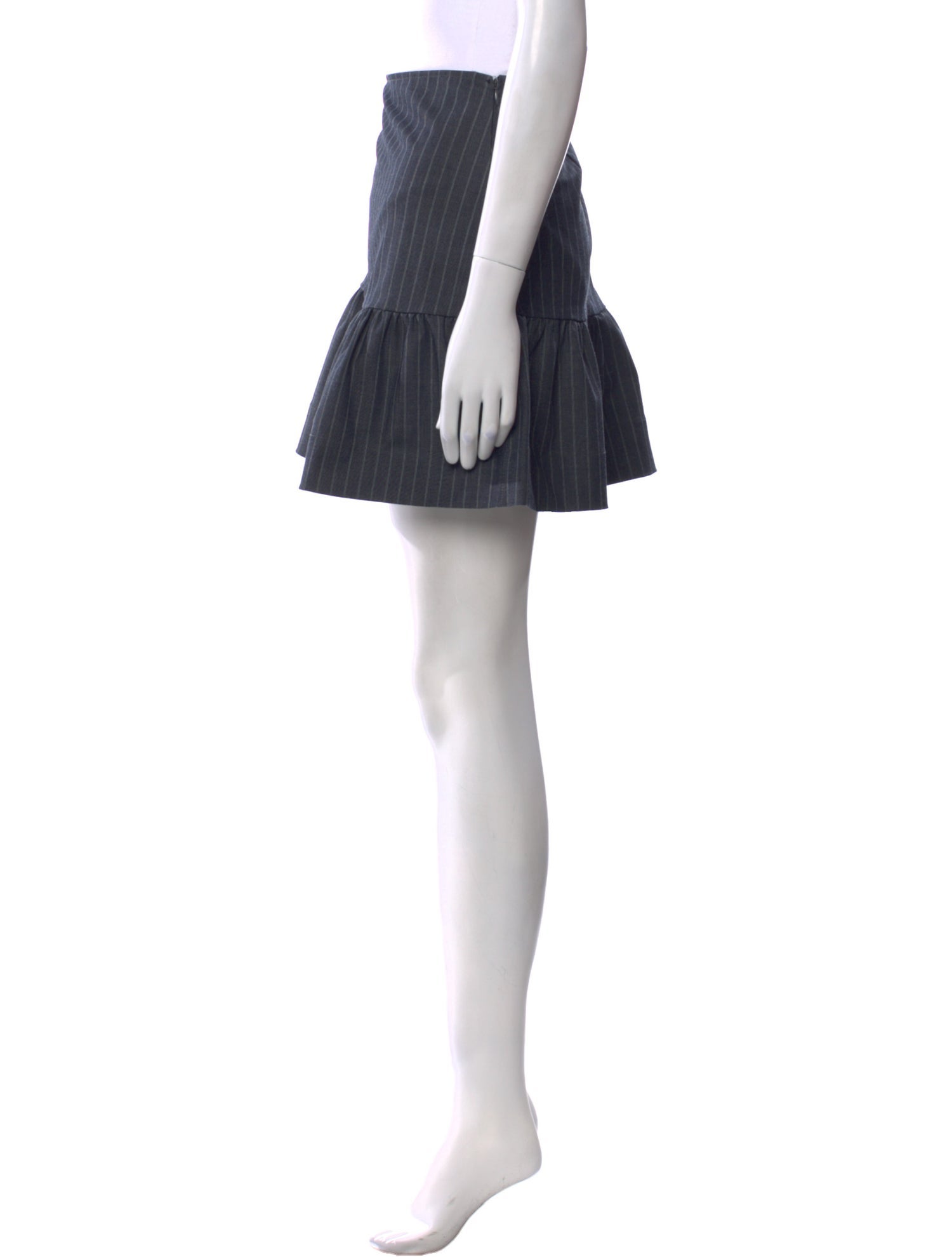 Ganni Ruffle Embellishment Mini Skirt