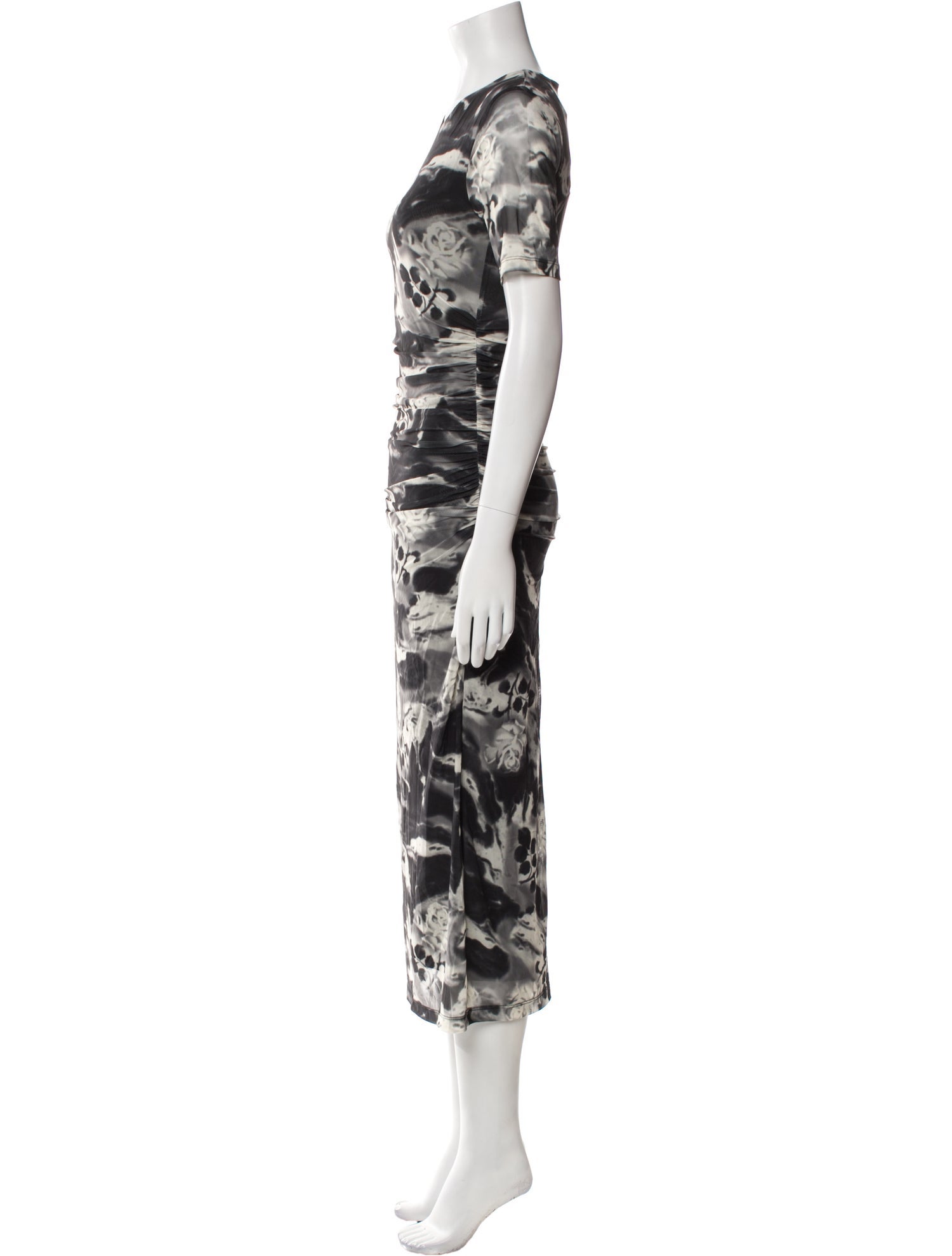 Ganni Printed Long Dress