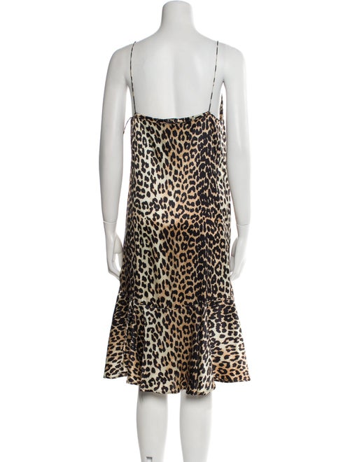 Ganni Silk Midi Length Dress