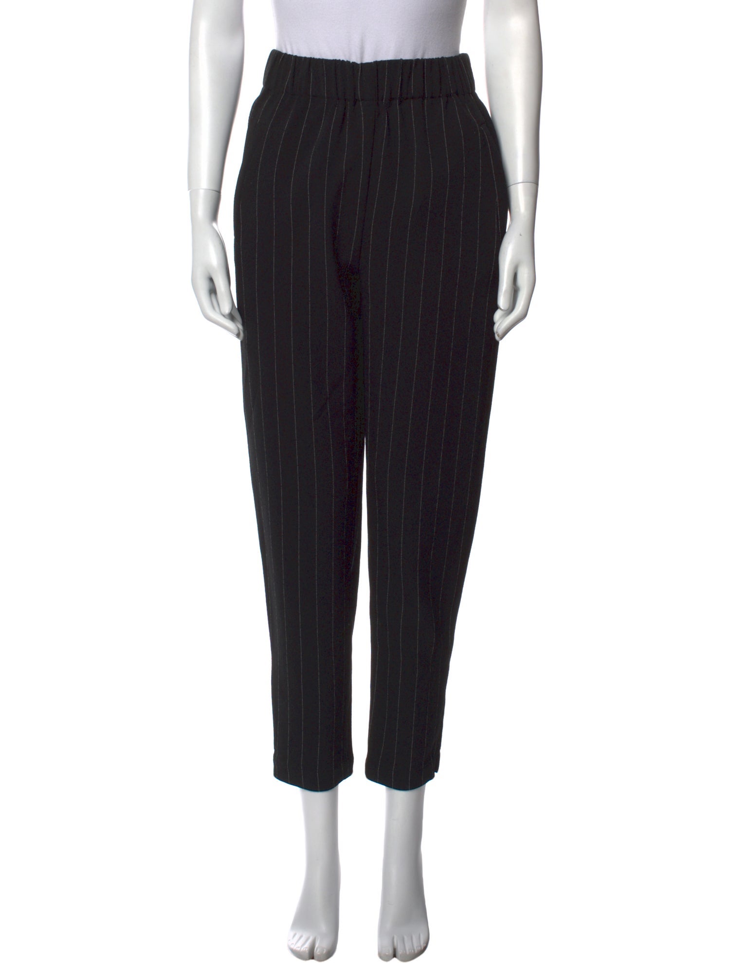 Ganni Striped Skinny Leg Pants