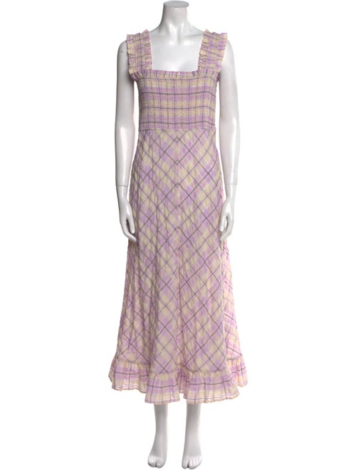 Ganni Printed Long Dress