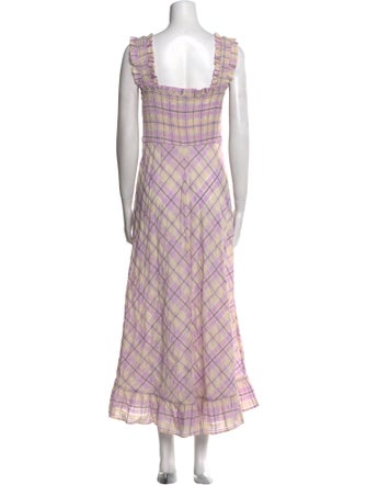 Ganni Printed Long Dress