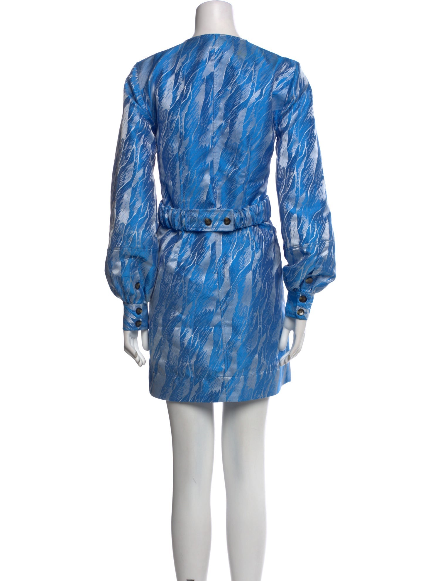 Ganni Printed Mini Dress