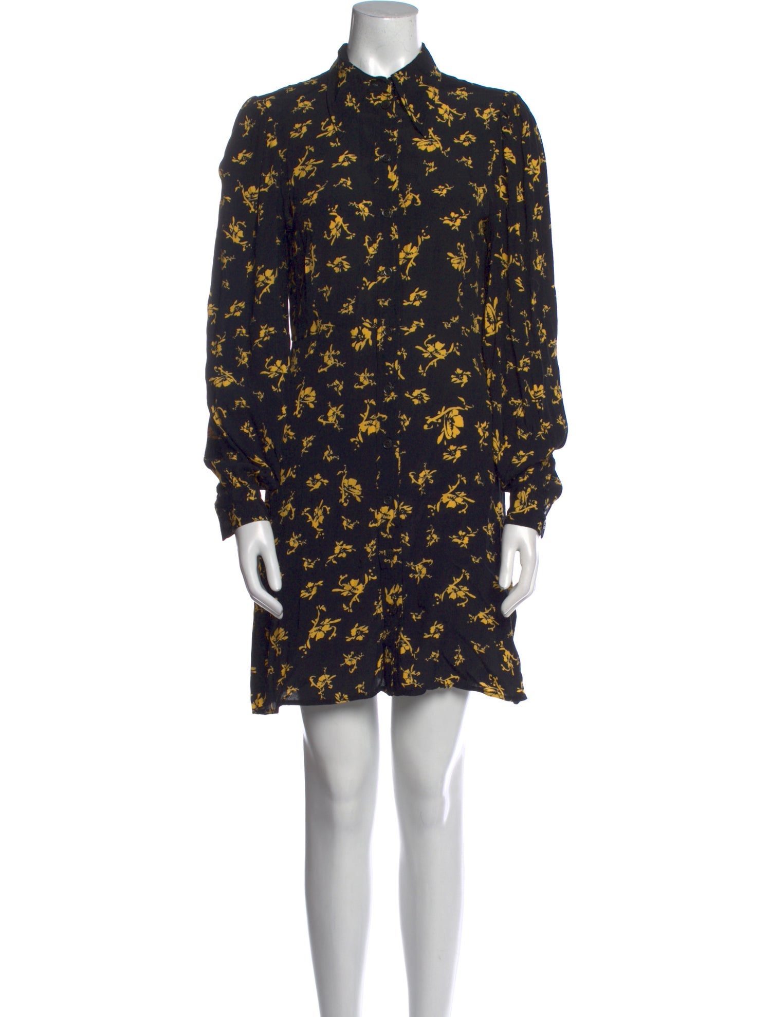 Ganni Floral Print Mini Dress w/ Tags