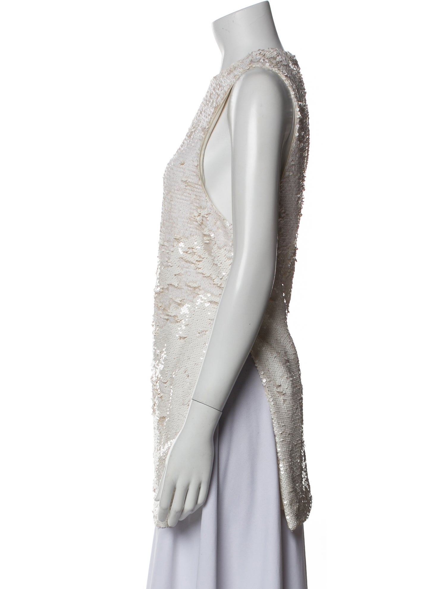 Ganni Crew Neck Sleeveless Tunic