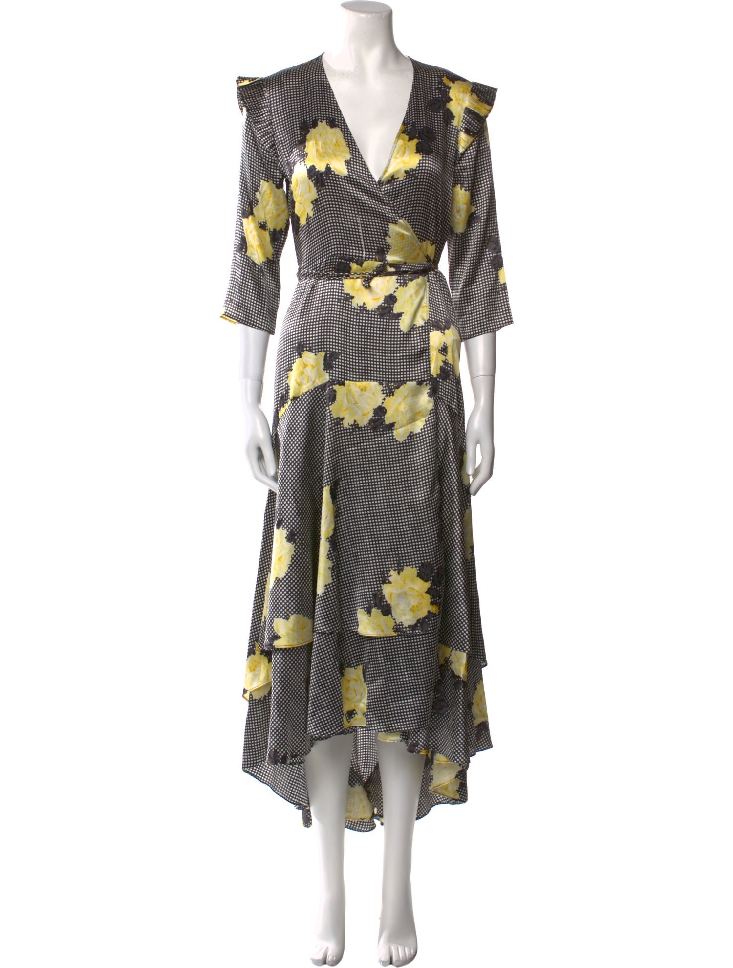 Ganni Silk Long Dress