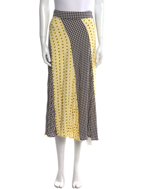 Ganni Patterned Midi Length Skirt