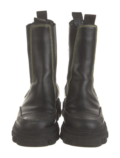 Ganni Leather Chelsea Boots