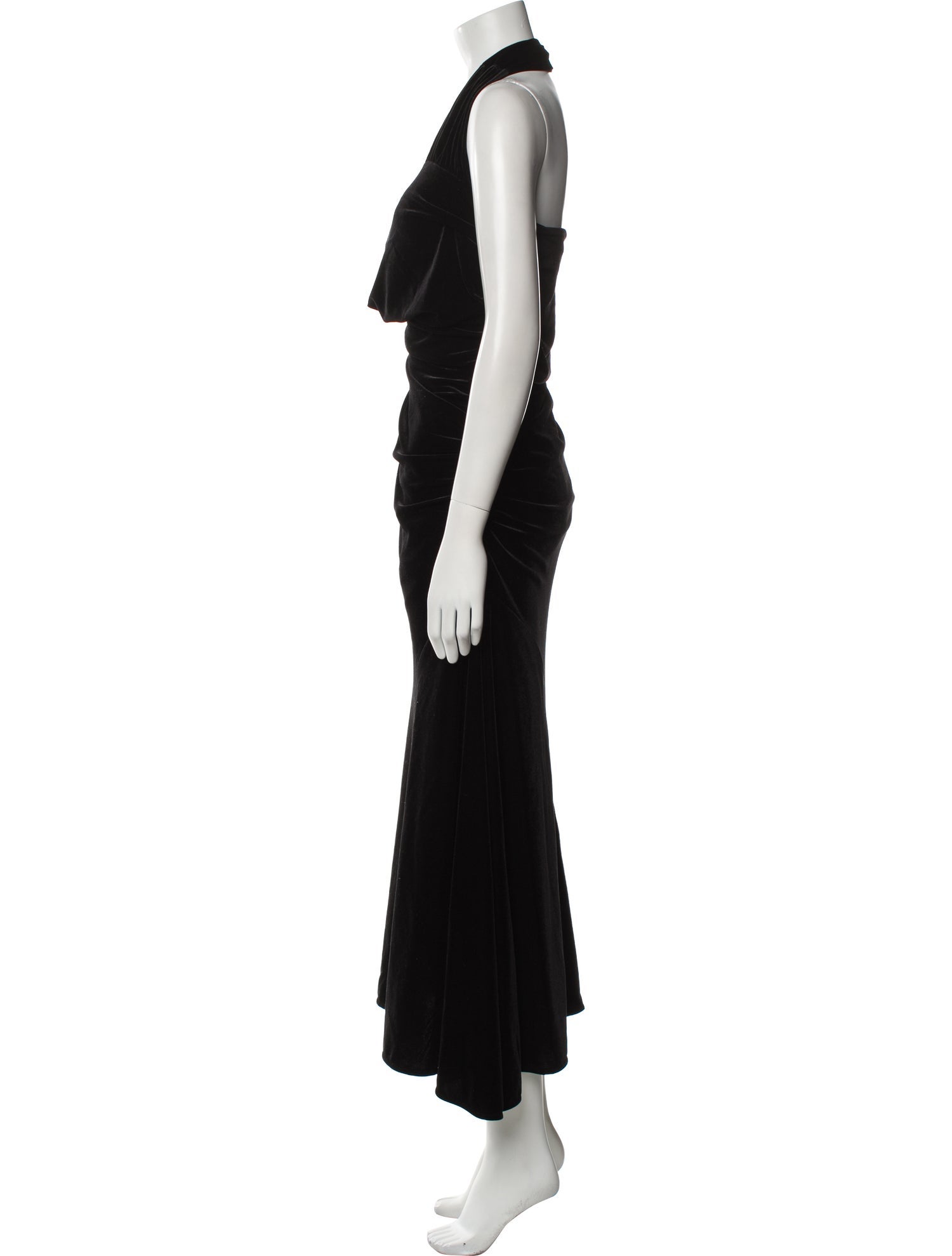 Ganni Square Neckline Long Dress