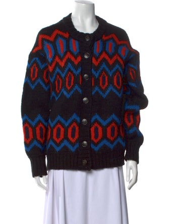 Ganni Wool Printed Sweater