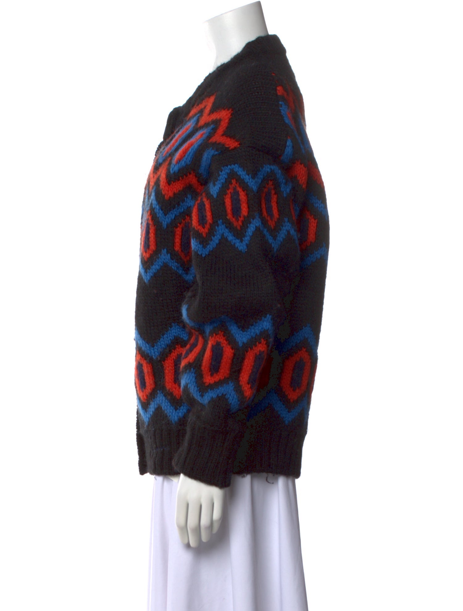 Ganni Wool Printed Sweater