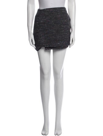 Ganni Wool Mini Skirt