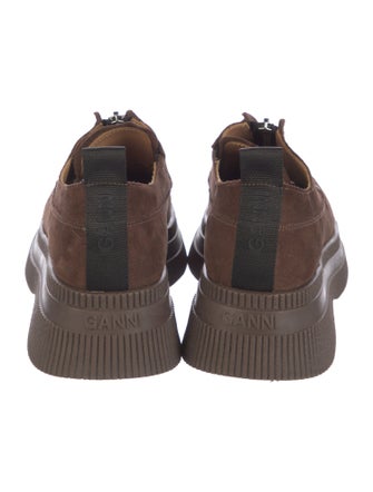 Ganni Suede Oxfords