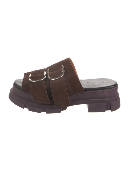 Ganni Suede Slides