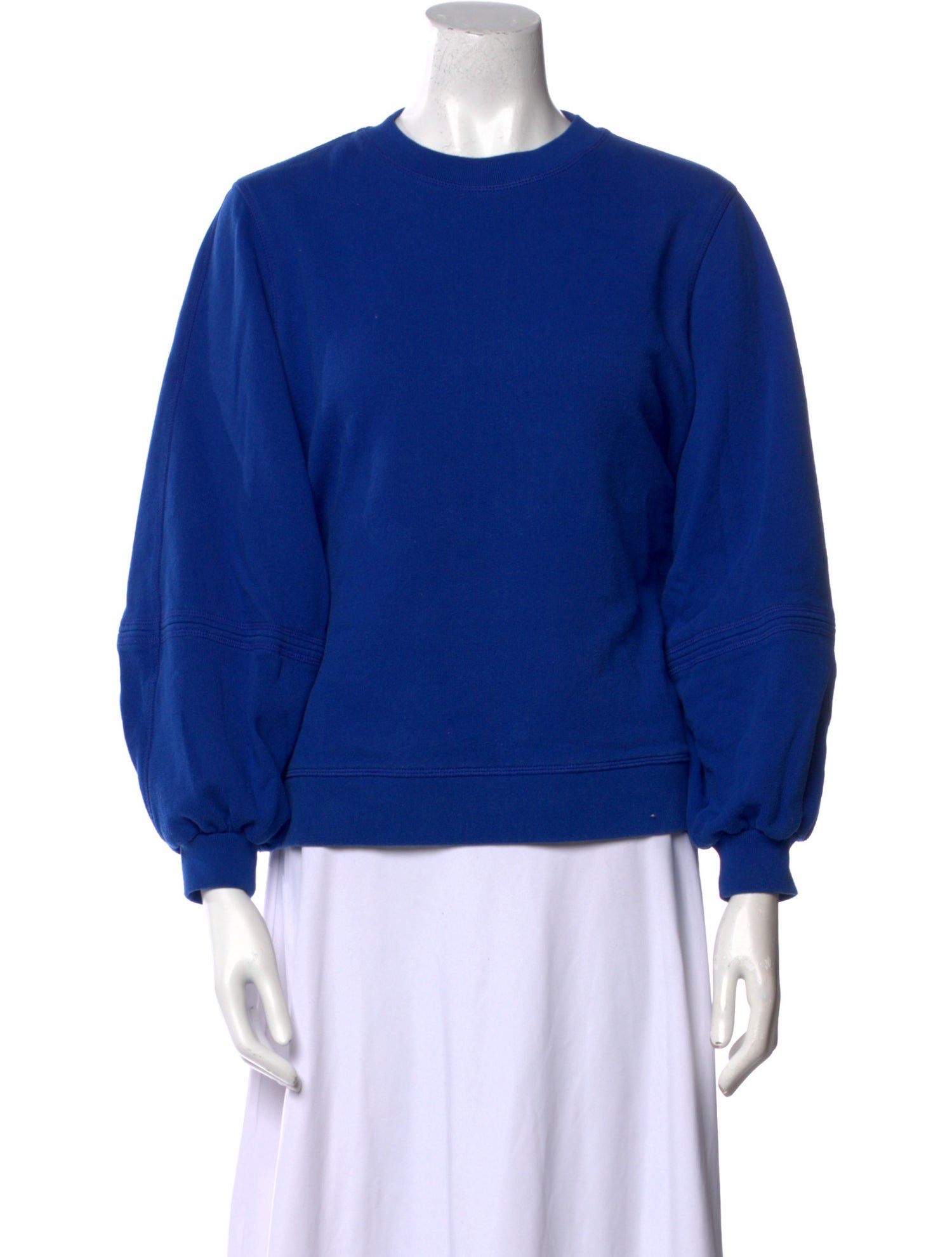 Ganni Crew Neck Long Sleeve Sweatshirt