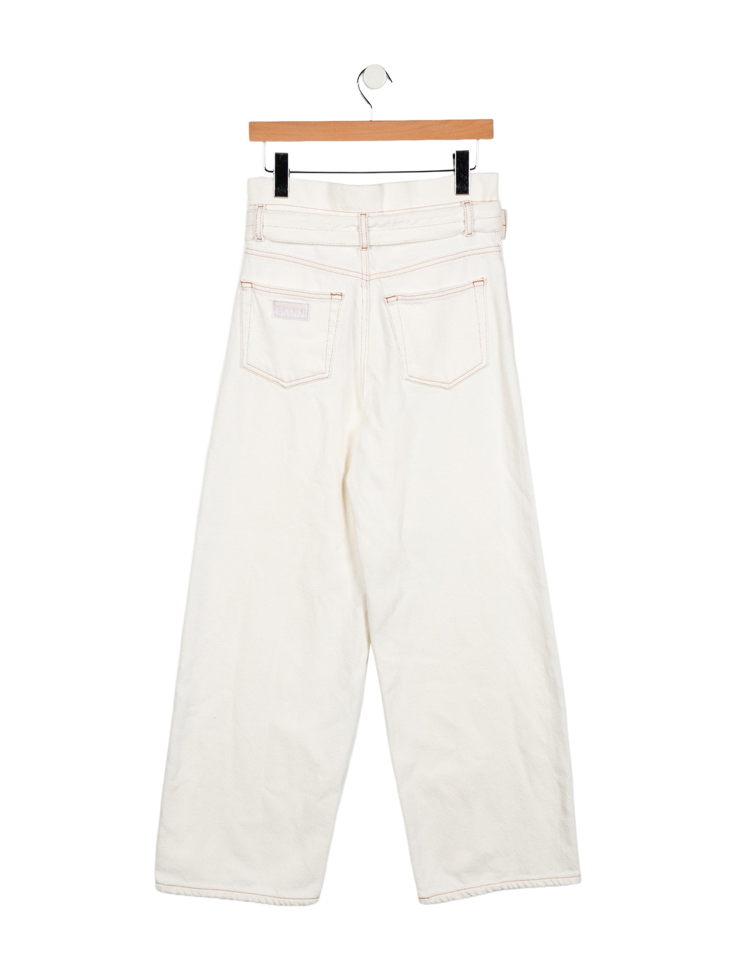 Ganni High-Rise Wide Leg Jeans