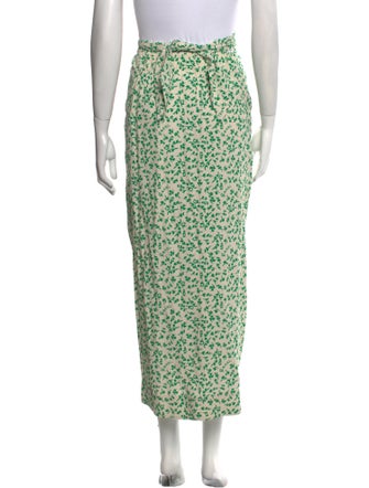 Ganni Printed Midi Length Skirt